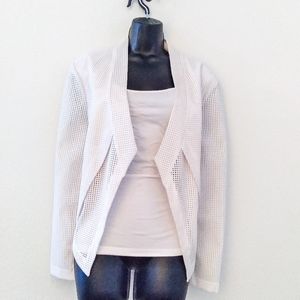 COPY - Chico's White Laser Cut Jacket Blazer